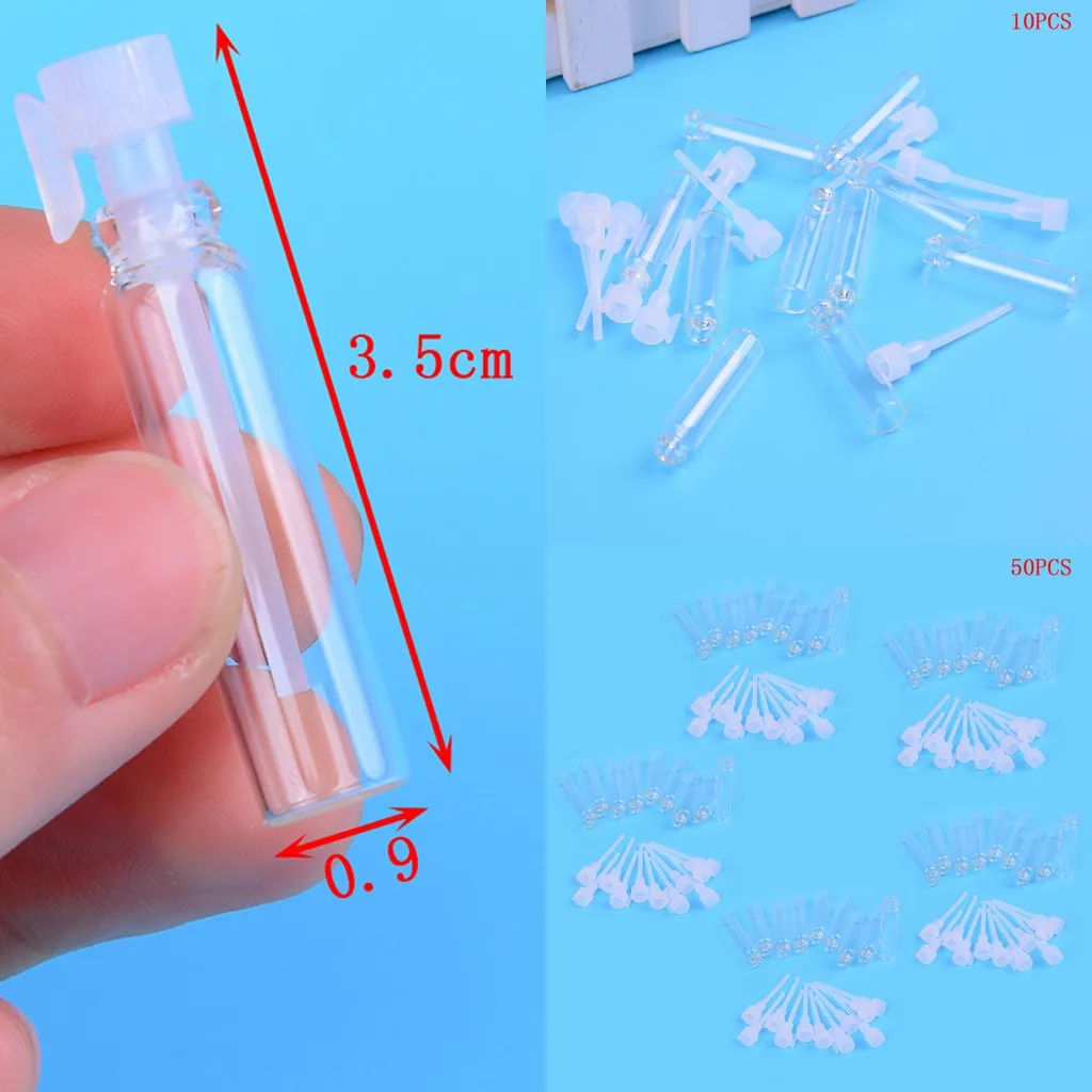 Perfume Fragrance Lab - 50PCS 1ml Tragbare Mini Glas Parfüm
