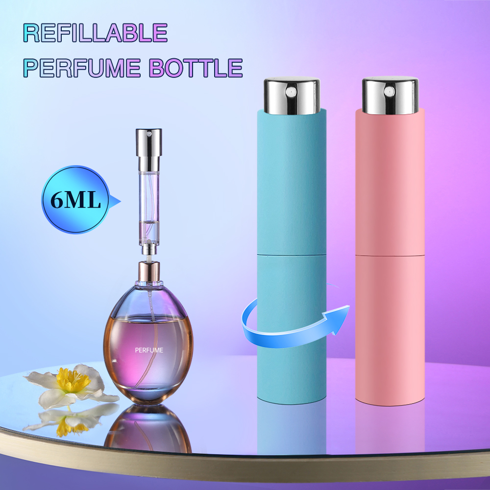 Fragrance Atomizer Pump - 6 ml rotierender Parfümzerstäuber, tragbar, mit