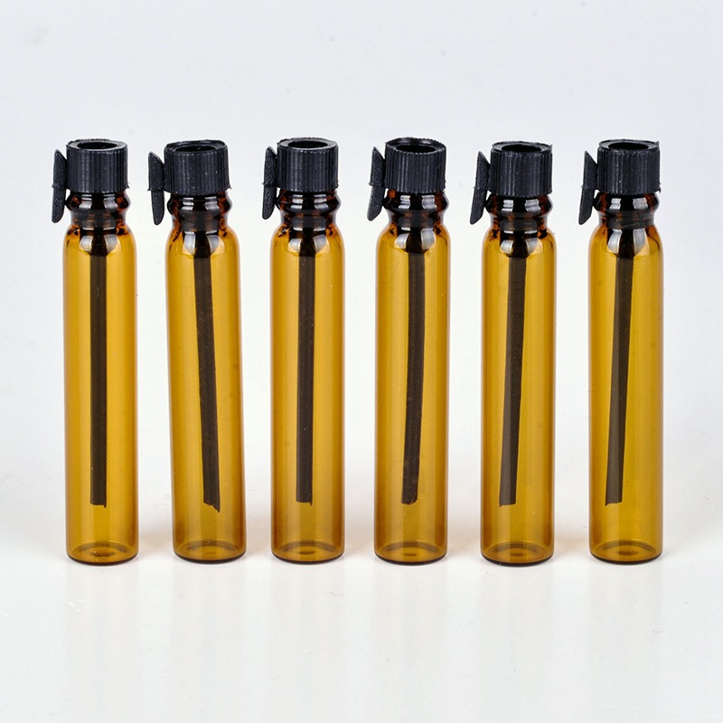 Perfume Fragrance Lab - 100 Stück 1/2 ml leere Mini-Bernsteinglas-kleine