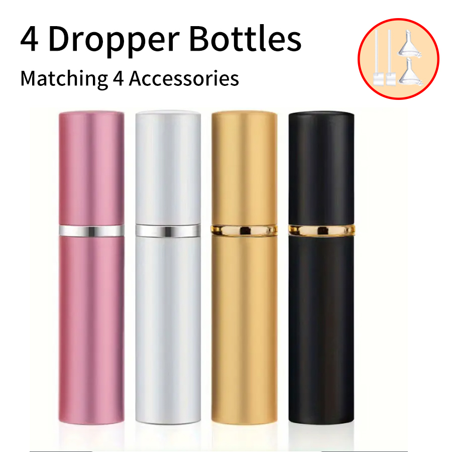 Fragrance Atomizer Pump - 4 stücke + 4 Zubehör 5ml