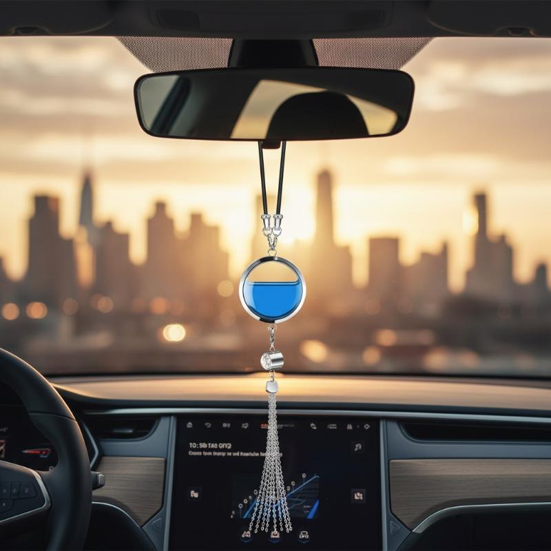 Perfume Fragrance One - Ein Metall-Auto-Dekorationsanhänger, leere Parfümflasche ohne Duftstoff,