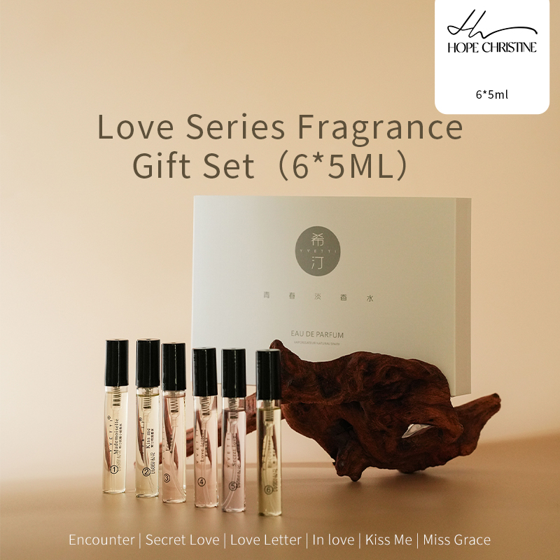 Perfume Aqua Fragrance - HOPE CHRISTINE Love 6-teiliges Mini-Parfüm-Probeset Romantischer