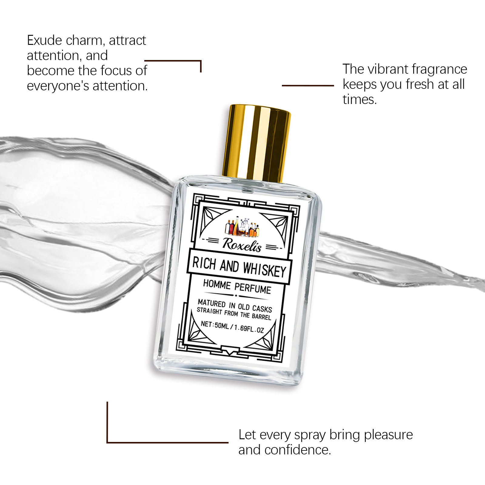 Roxelis 50ml Charm Whisky Herr – You Perfume Fragrance Bewertung und Preis